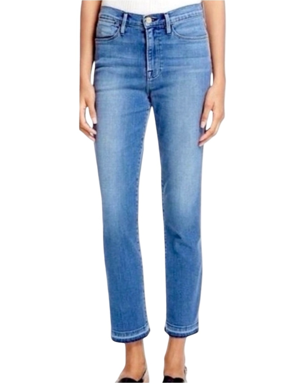 Frame Denim Women’s Size 30 Blue Wash OShea Le High Straight Leg Jeans